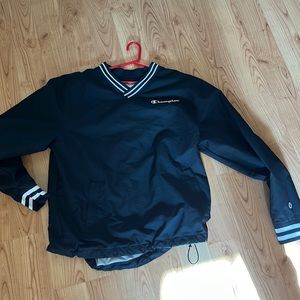 Mens champion sweatshirt/windbreaker, size medium, barely worn